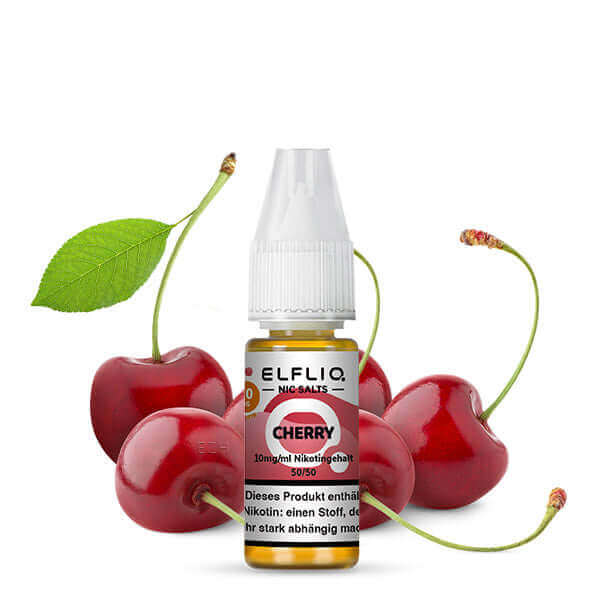 ELFBAR ELFLIQ Cherry Nikotinsalz Liquid 10 ml - Haus des Dampfes
